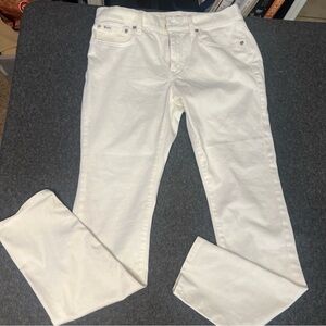 Polo Ralph Lauren white pants  Size 29x28 No. 29 The Tompkins Sunny